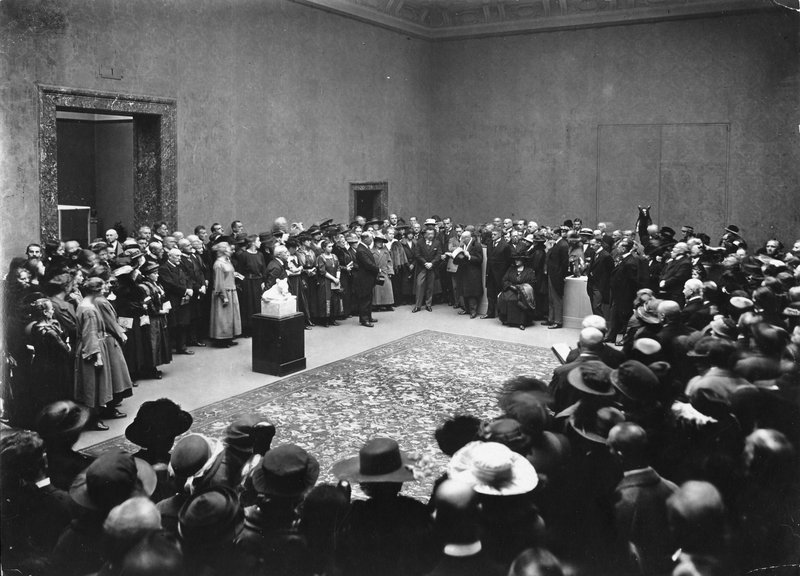 Max Liebermann in der Akademie der Künste, 1922