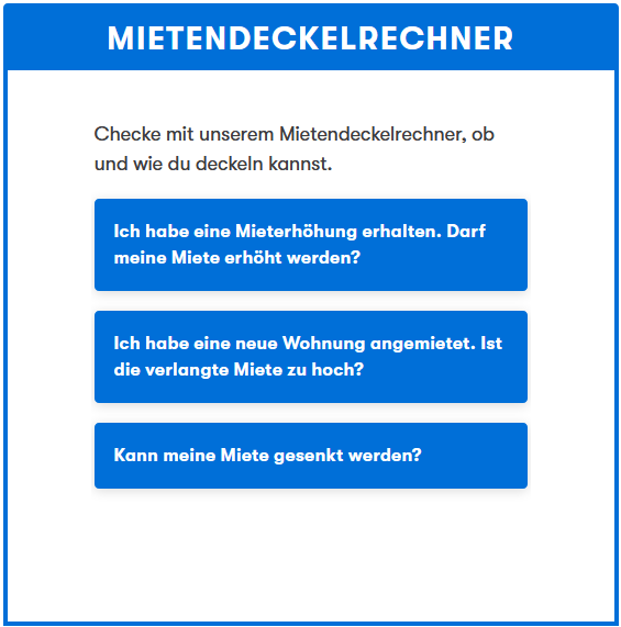 Mietendeckel - jetzt Checke ob und wie du deckelst