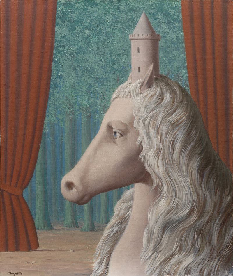 Einhorn_Fabeltier in der Kunst_Rene Magritte
