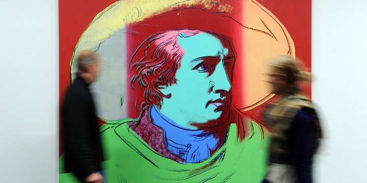 Goethe-Gemälde von Andy Warhol