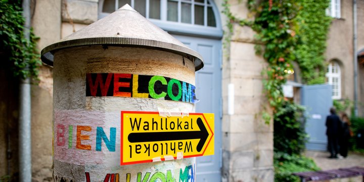 Wahllokal in Prenzlauer Berg